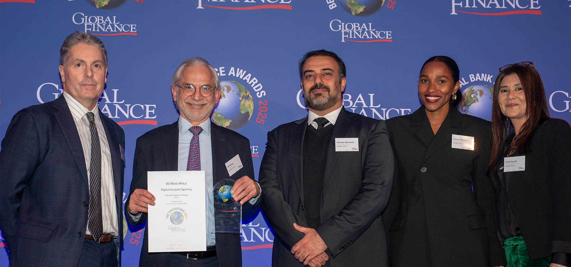 iib West Africa Honored with “Top Innovation in Finance in Africa” Award by Global Finance